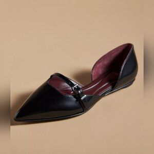 chinese dress ladies Amazon.com | Franco Sarto Sarto Womens Holly Pointed Toe D'Orsay Ballet Flat  Black Leather 5 M main image 0